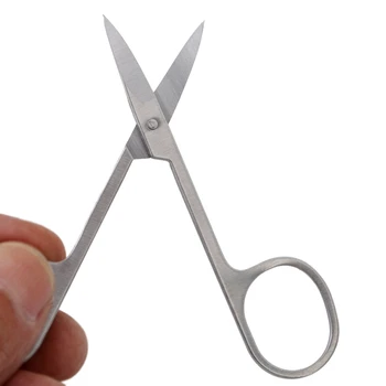 

Stainless Steel Eyebrow Eyelash Scissor Hair Trimming Fake Eyelash Extension Tool Beauty Scissor Makeup Tool