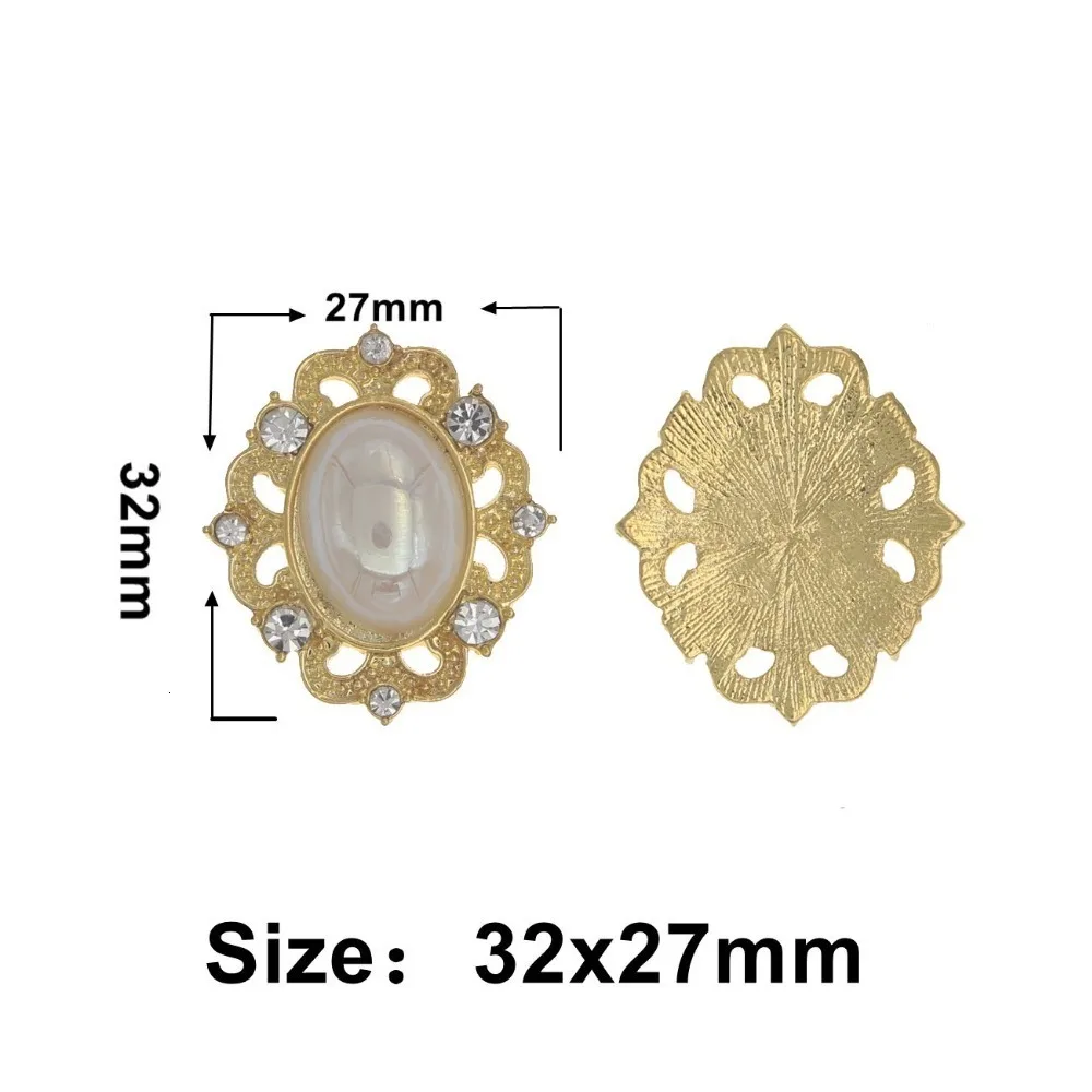 Стразы AB с жемчугом, кристаллами, аппликацией, пуговицами для шитья, AB жемчужная пуговица со стразами для рукоделия, ретро декоративное украшение с плоской задней частью