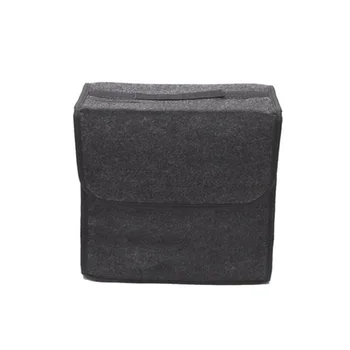 

Holder Car Storage bag Interior Foldable Box Wool Felt 30*16*29cm Gray