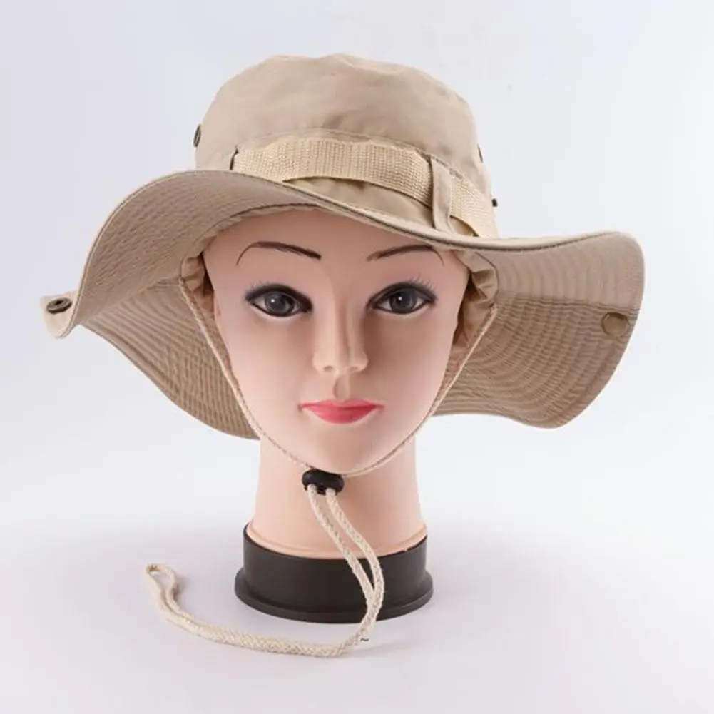 

HiMISS Unisex Summer Foldable Bucket Hat Women Outdoor Sunscreen Cotton Fishing Hunting Cap Men Basin Chapeau Sun Prevent Hats