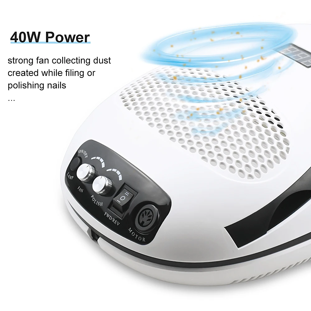 Preise 3 IN 1 140W Nagel Staub Collector Staubsauger   UV LED Lampe   Nagel Bohrer Maniküre maschine Dunst Fan Für Maniküre Nagel Werkzeuge