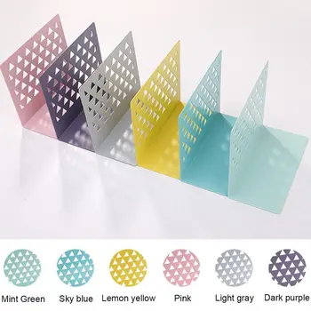 

1piece Book Stand Nordic Wind Iron Bookend Desktop Storage File School Office Supplies Stationery Supplies Textbook J9B9