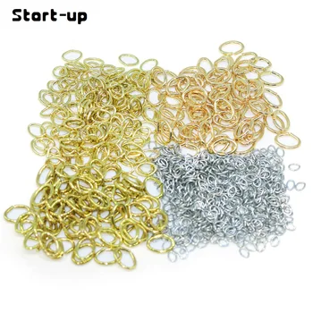 

200pcs Circle Connectors Jewelry Making Accessories Supplies Jump Mixed Split Rings For DIY Earring Necklace Bracelet Findings