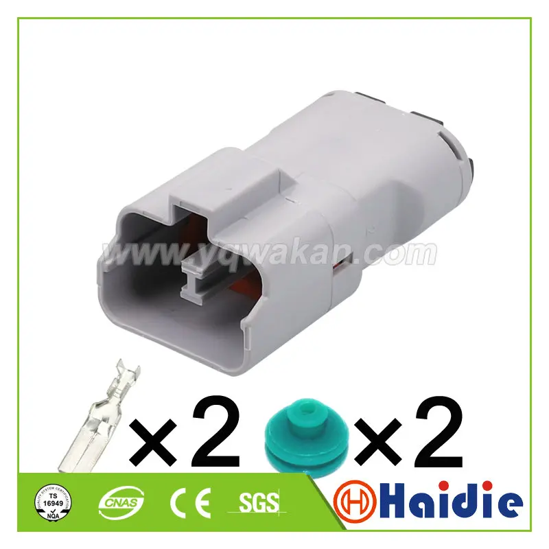 

2sets 2pin auto elecric waterproof housing plug wiring cable connector 7222-4220-40