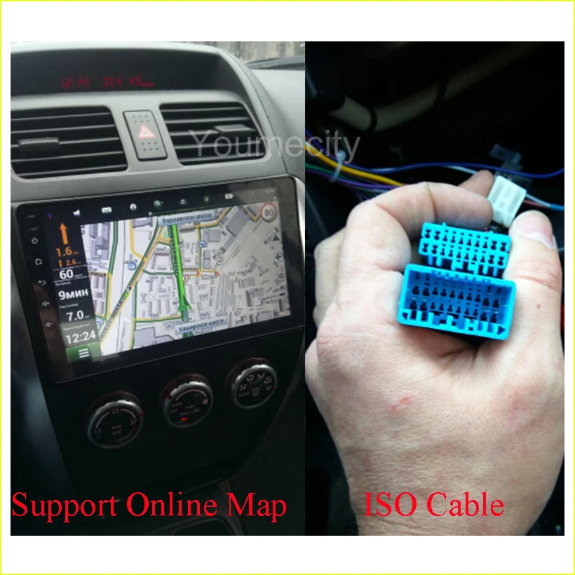 Top Android 9.0 Car DVD for Suzuki SX4 2007-2013 GPS radio video Multimedia player Capacitive IPS Screen RDS wifi Octa Core 4