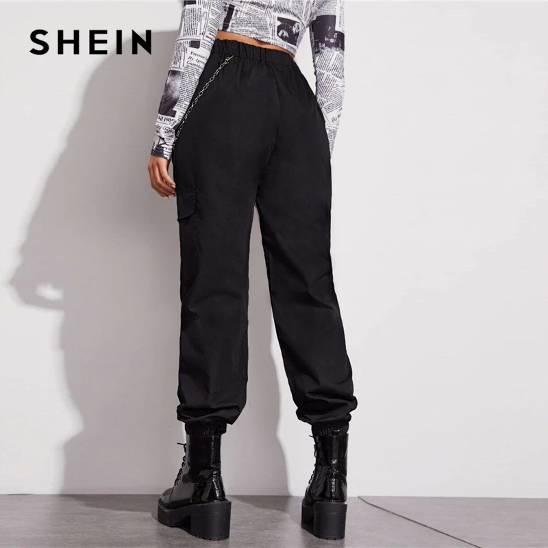 black cargo pants shein