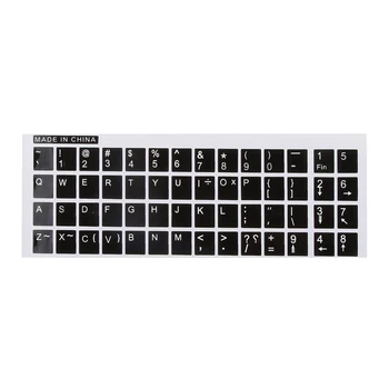 

English Keyboard Cover Protector Sticker Decals For 10-17 'Laptop