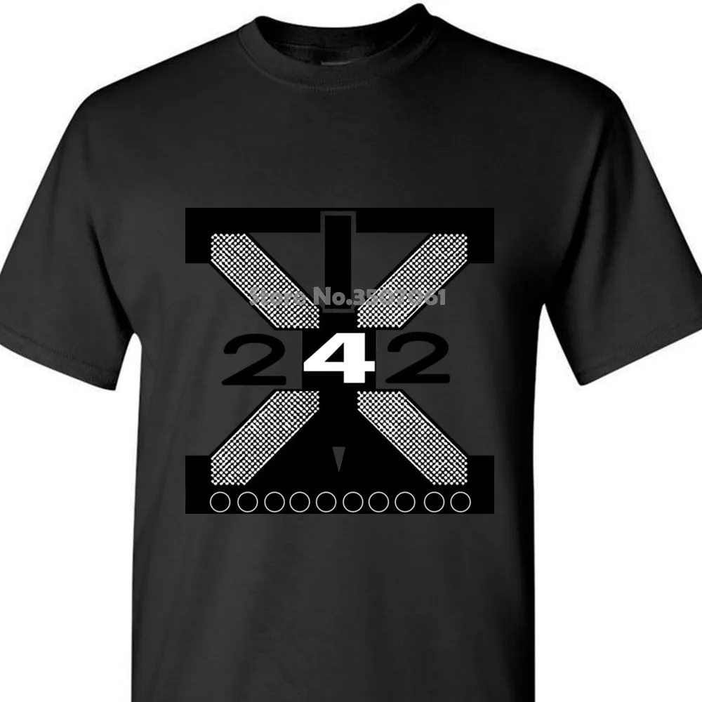 

F242 Welcome2paradise White T-shirt Men's Tee Front 242 Size S To Xxxl 100% Cotton Fashion T-shirts coat clothes tops