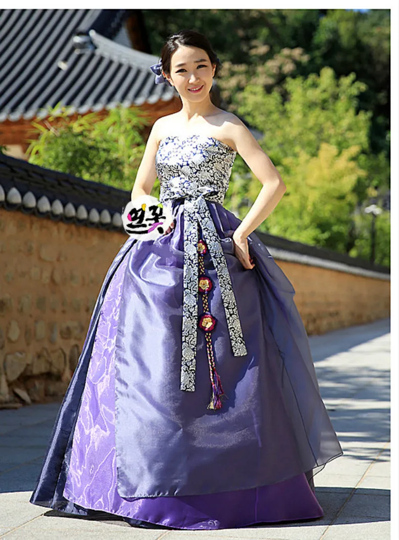 2019 платье ханбок традиционная корейская церемония костюм фусион корейский Улучшенный ханбок косплей на Хеллоуин подарки