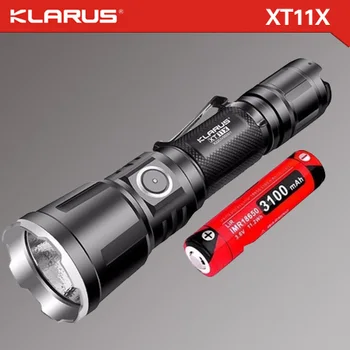 

New KLARUS XT11X CREE XHP70.2 P2 3200 Lm Tactical Led Flashlight w/ Micro-USB Cable and 18650 Battey for Self Defence