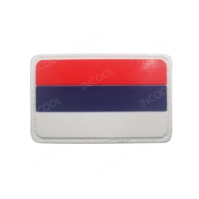 28 PVC 8X5CM No Loop Нашивки с вышивкой в виде русского флага, армейские военные нашивки с черепом, тактические нашивки с эмблемой, нашивки с вышивкой в виде русского солдата - Цвет: 28 PVC 8X5CM No Loop