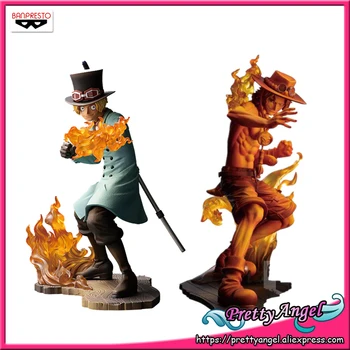

PrettyAngel - Genuine Banpresto BROTHERHOOD III ONE PIECE STAMPEDE SABO + PORTGAS0.D.ACE Collection Figure