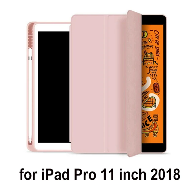 Чехол для iPad Air 3, 10,5,, iPad Pro, 11 дюймов, чехол с карандашом, Магнитный чехол для планшета, для iPad Pro 10,5 для сна - Цвет: Pro 11 inch 2018