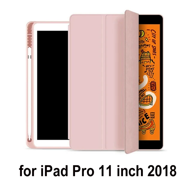 Pro 11 inch 2018 Чехол для iPad Air 3, 10,5,, iPad Pro, 11 дюймов, чехол с карандашом, Магнитный чехол для планшета, для iPad Pro 10,5 для сна - Цвет: Pro 11 inch 2018