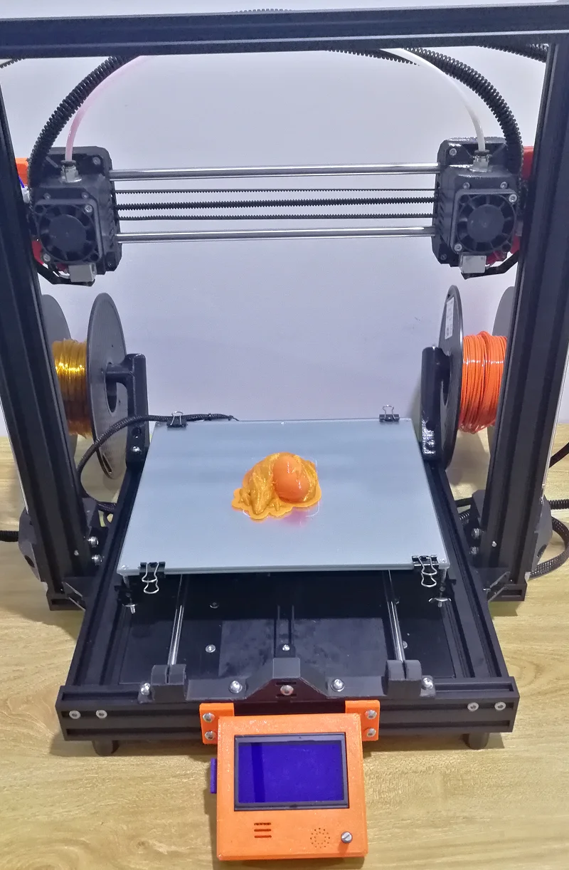 INZI3d 2020 новейший IDEX 3d принтер полный комплект Сделай Сам клон Prusa i3 MK3S до BCN3D