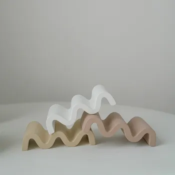 

Nordic Concrete Soap Holder Soft Color Cement Soaps Support Case Plate Dish Tray Jewelry Organizer Home Bathroom Decorative