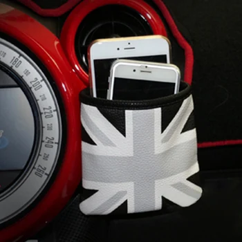 

Car Styling Phone Card Holder Pocket Storage Bag Box For Mini Cooper One S JCW R53 R55 R56 R60 R61 F54 F55 F60 Car Accessories