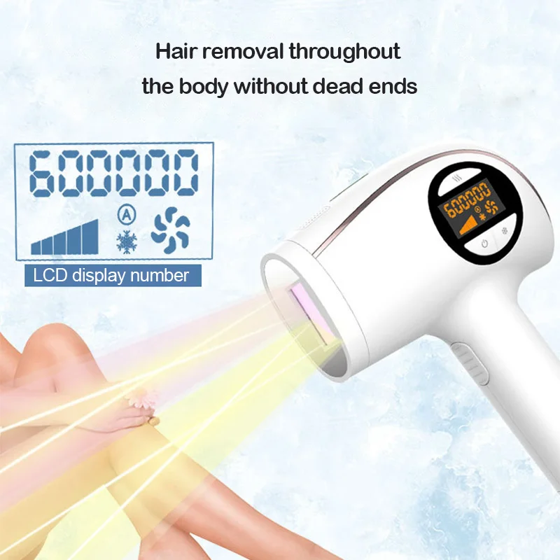 

IPL Laser Hair Removal Instrument Freezing Point Painless Flash Electric Epilator Women Body Armpit Bikini Hair Removal Machine