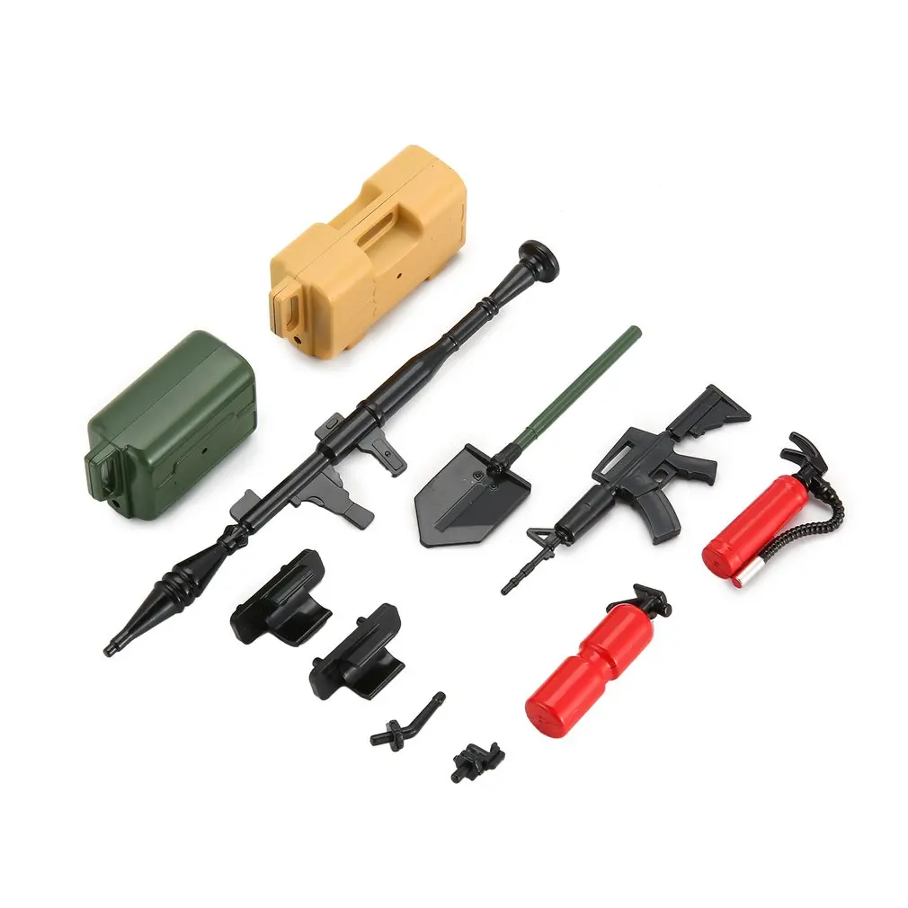 

1/10 Pistol Oil Tank Spade Fire Extinguisher Vehicle Mould Fittings Weapon Tools For RC Crawler Car D90 Axial SCX10