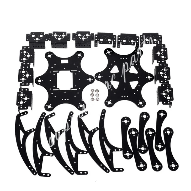 18 DOF алюминиевый Hexapod Spider Six 3DOF комплект рамок робота с шарикоподшипником