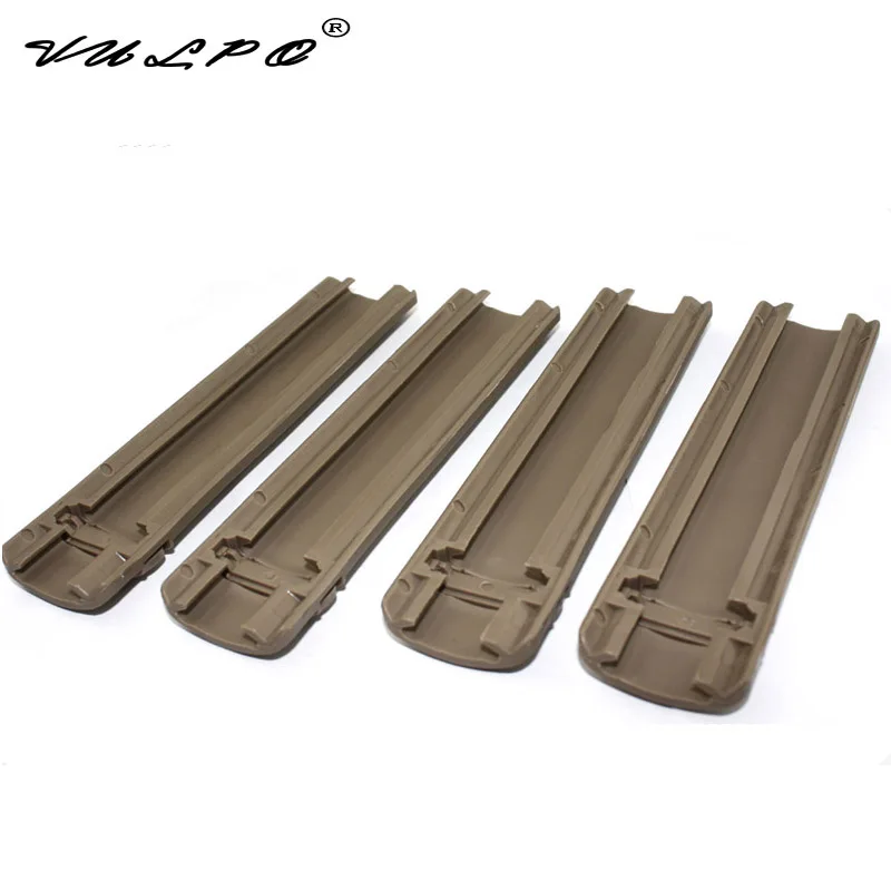 4 шт./компл. Тройная направляющая для Picatinny Rail Airsoft BK/DE/FG|rail cover|troy rail coverstroy |