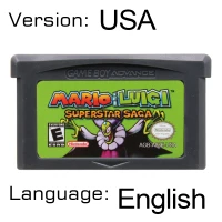 Mariold and Luig USA 32 бит видеоигры картридж Консоли Карты для nintendo GBA мариолд карт Гольф Теннис вечерние Luig США/ЕС Версия Mari серии Edition - Цвет: Mariold and Luig USA