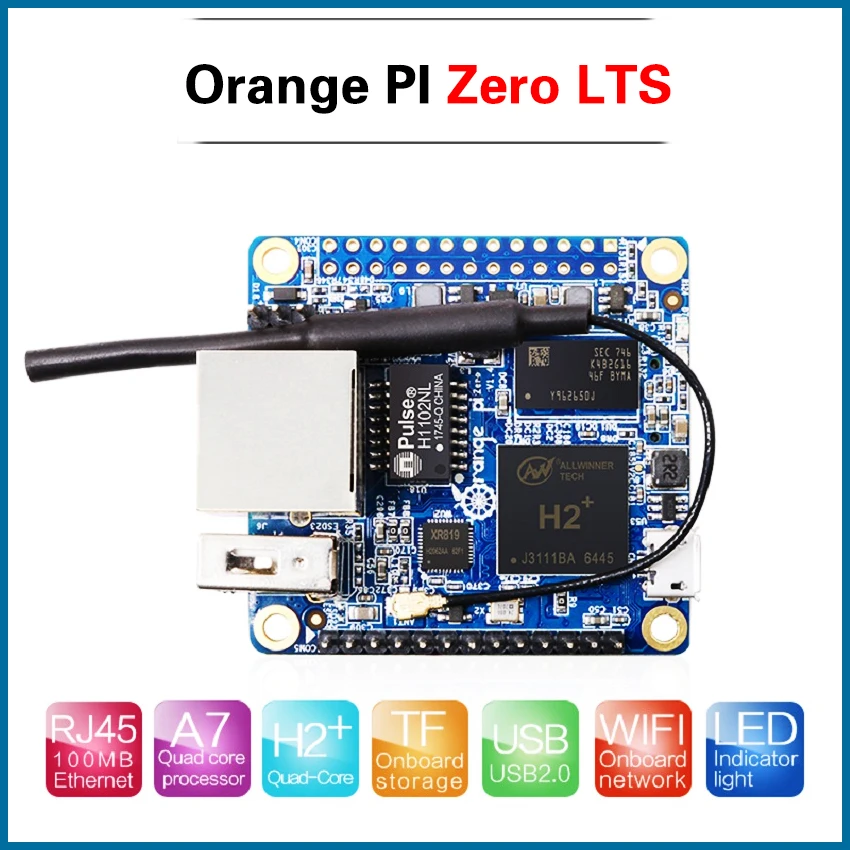 S ROBOT Orange PI Zero LTS 512 МБ + плата расширения черный чехол набор мини-одной платы OPI10 |