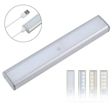 20 светодиодный светильник с датчиком движения, беспроводной светильник с регулируемой яркостью для шкафа, лестницы, коридора XOA88