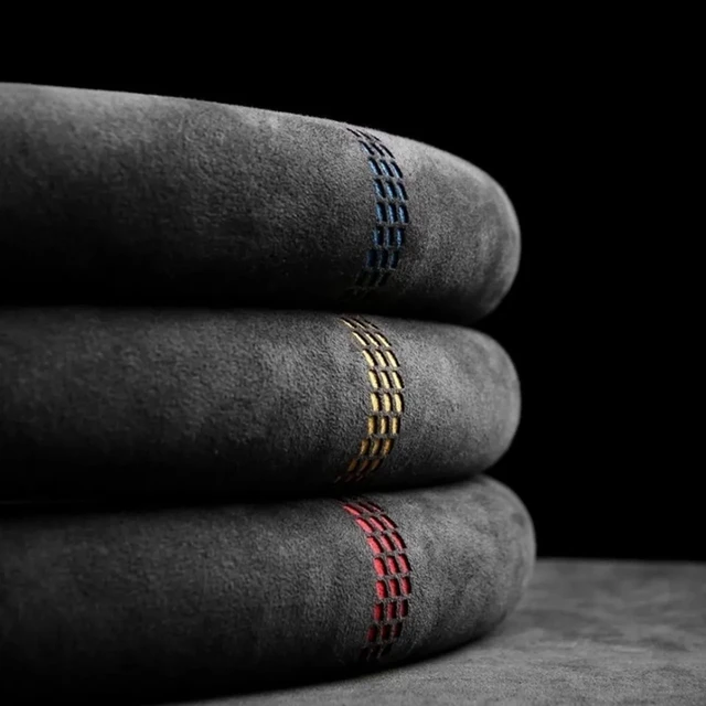 Suede Leather Steering Cover 6