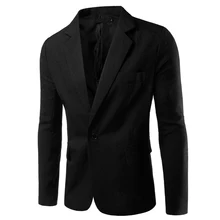 Мужской модный брендовый блейзер в британском стиле, повседневный приталенный пиджак, мужские блейзеры, мужское пальто Terno Masculino размера плюс
