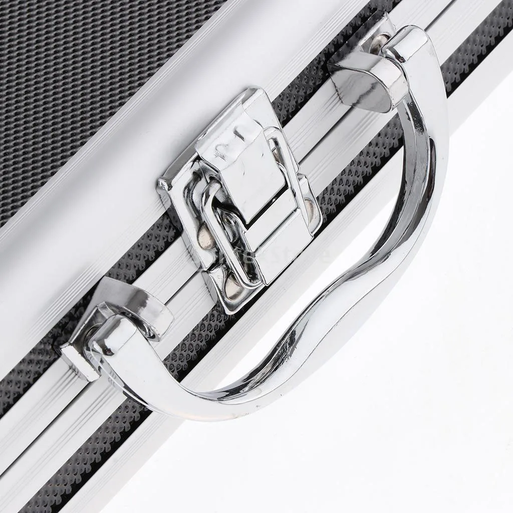 Aluminium Alloy Box Gem Jar Foam Insert Tray Jewelry Display Organizer Gemstones Beads Storage Case Jewelry Packaging