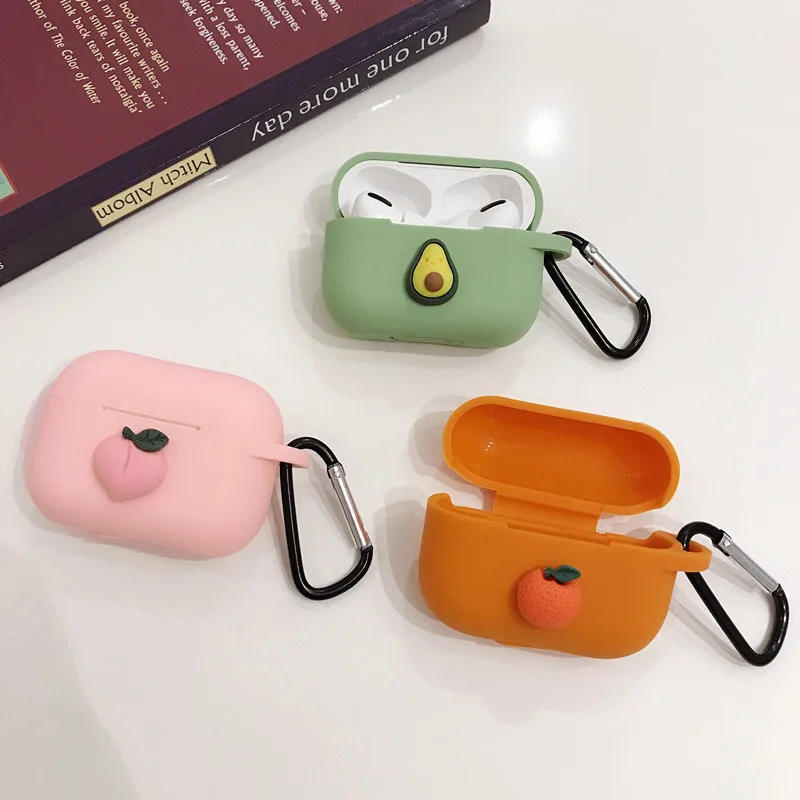Чехол для наушников AirPods Pro силиконовый чехол с авокадо Apple 3 | Электроника