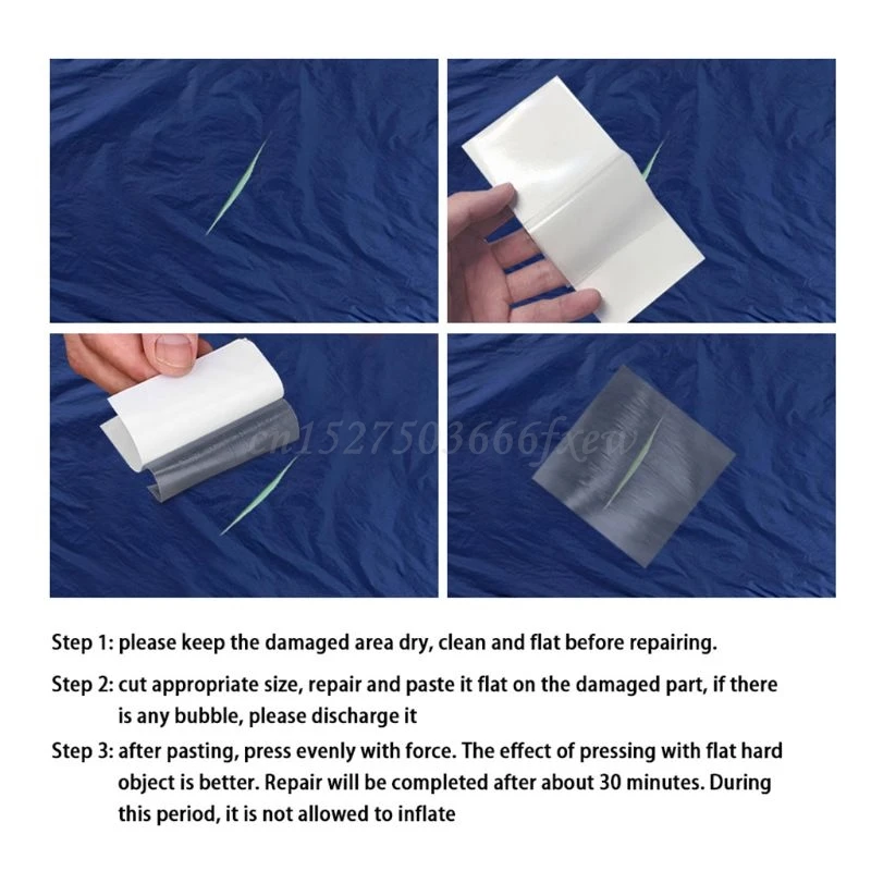 20 Pcs Multifunctional Raincoat Repair Waterproof Anti-fog Glue Repair Patches Kit for Inflatable Pool Air Beds Toys