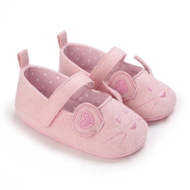 Newborns Fashion Solid Color Casual Shoes Princess Shoes Soft-soled Sneakers 0-18 Months Baby Bed Shoes Baby Walking Shoes D67