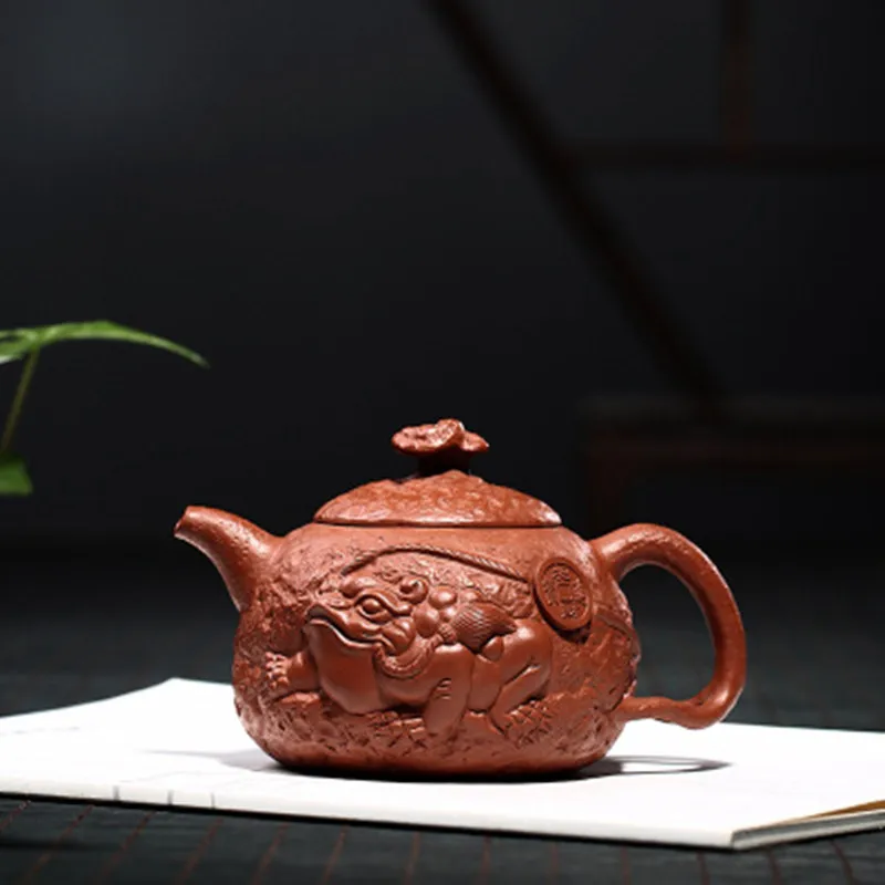 Китайские фарфоровые чайники из исинской глины, чайный горшок Gongfu, чайный набор, 260 мл, Новое поступление, высокое качество, с подарочной коробкой, безопасная упаковка