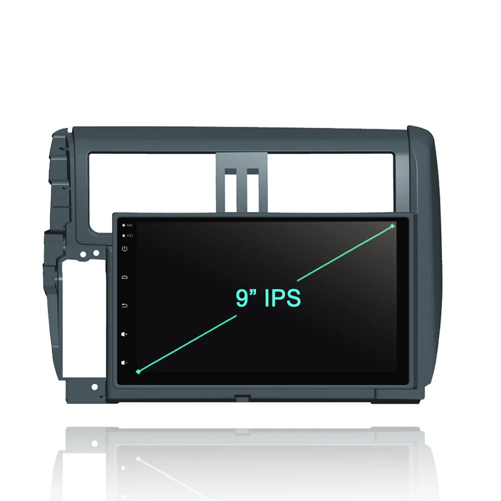 Cheap DSP Android 9.0 64GB ROM 4GB RAM 8 CORE Car DVD Player Wifi 4G Bluetooth 4.2 RDS autoradio GPS map For Toyota PRADO 2010 - 2013 1
