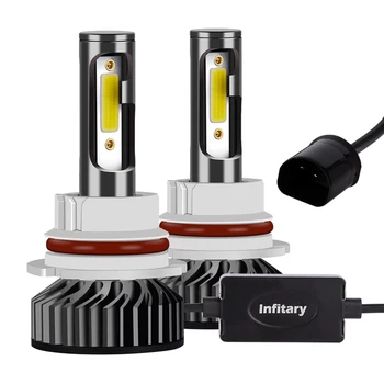 

Infitary Car Headlights Bulb LED H1 H13 H27 880 HB3 HB4 Ice COB 6500K