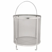 Stainless Steel Beer Wine House Home Brew Filter Basket Strainer Hip Cylinder Barware Bar Tools
