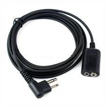 Câble adaptateur d'extension de Microphone de Type M, 2 broches, pour Motorola GP308 CP200 CP040, casque, Radio, Microphone de Type M