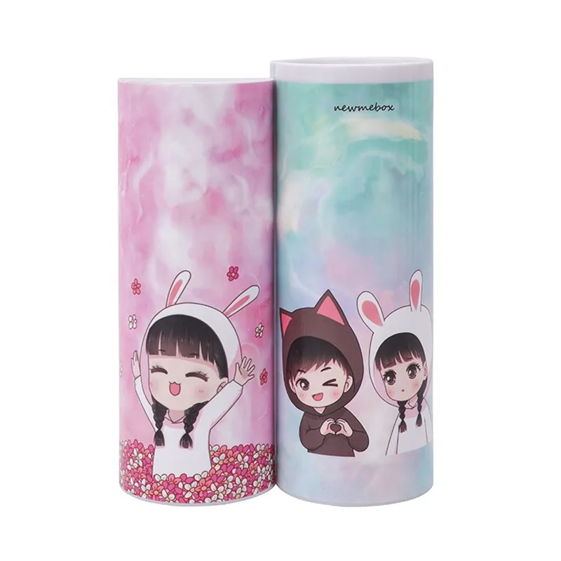 Женский креативный чехол для карандашей с калькулятором зеркальный пластиковый