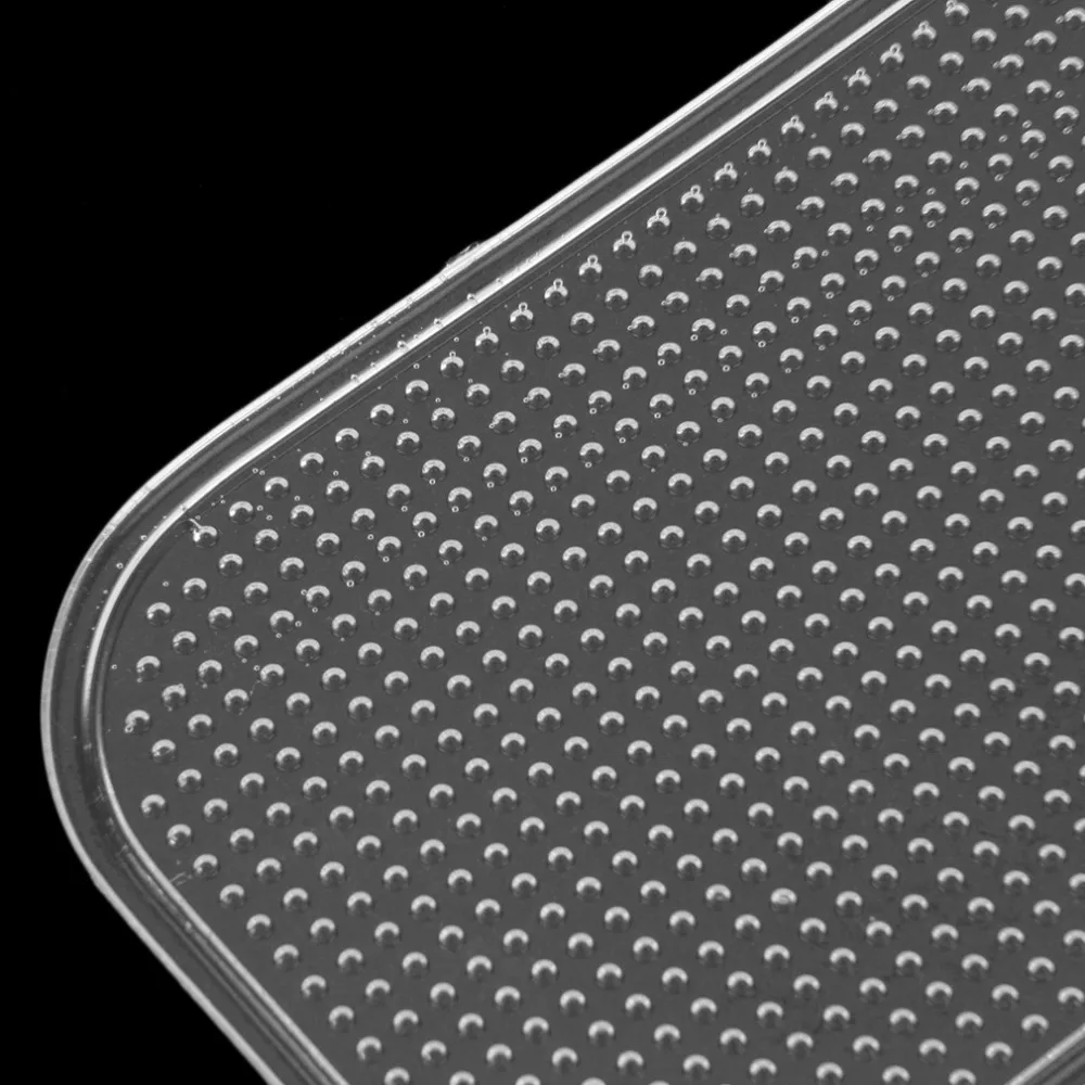 Черный автомобильный коврик автомобиля силикона Рулевое колесо для панелей, на липкой основе Pad Магия сетки Анти-скольжения, проданы нащего завода для Телефон Ipod MP4