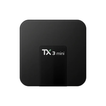 

Hot TX3 Mini TV Box 2+16G Android 8.1 2.4G WiFi Smart TV 4K Set Top Box TV Box Media Player TX3 TV Box(EU Plug)