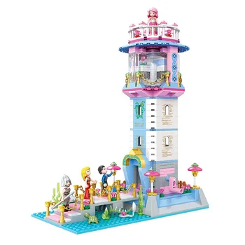 

Winner 5016 Mermaid Series Lighthouse Building Blocks Educational Toys DIY Bricks Girls Friends Toys for Children Great Gift