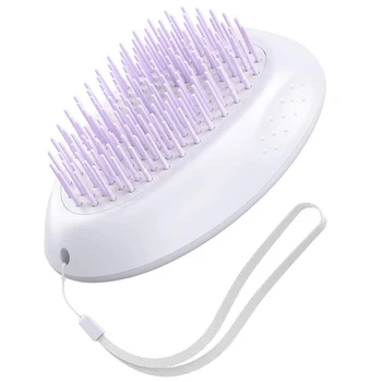 

Cat Brush Dog Brush, Quick Brush for Pet Comb Shedding, Quick Release Comb, Home Beauty-Purple