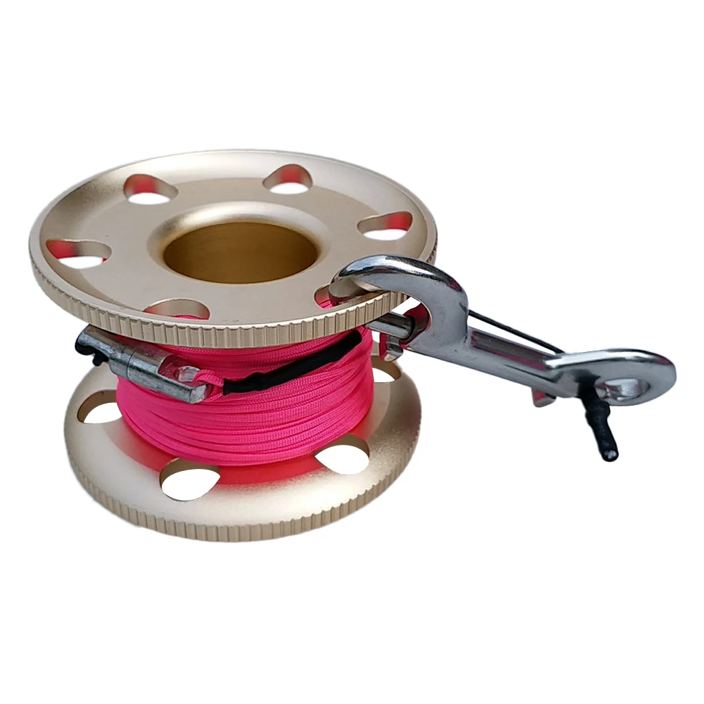 Lightweight Scuba Diving Finger Spool Reel and Replacement 50m/164ft 100ft 30m /20m/66ft Strong Strength Line