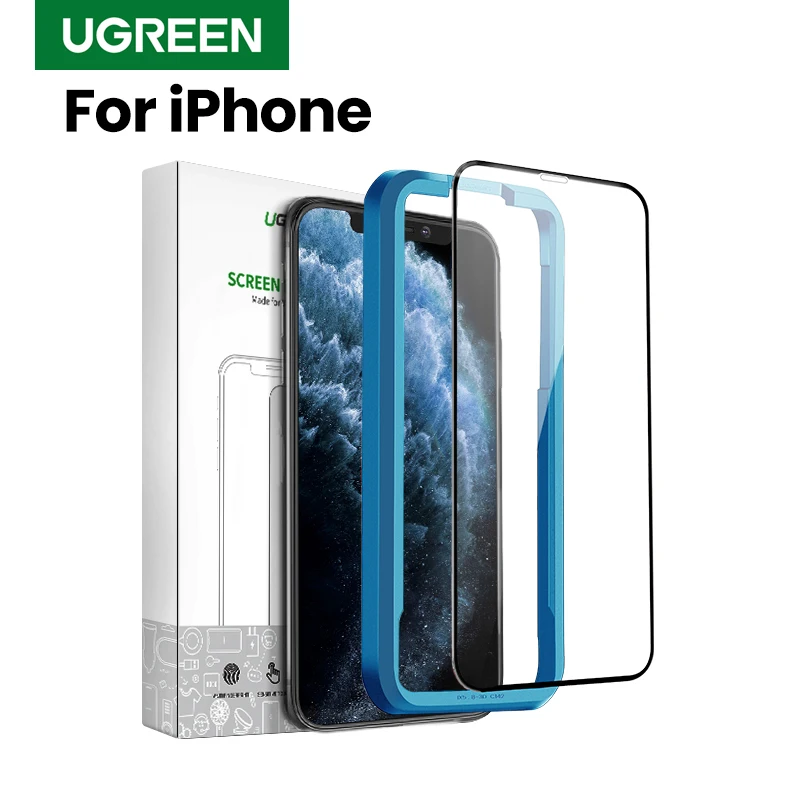 Защитное стекло Ugreen для iPhone 11 Pro Max 2019 новая защита экрана HD прозрачное с полным