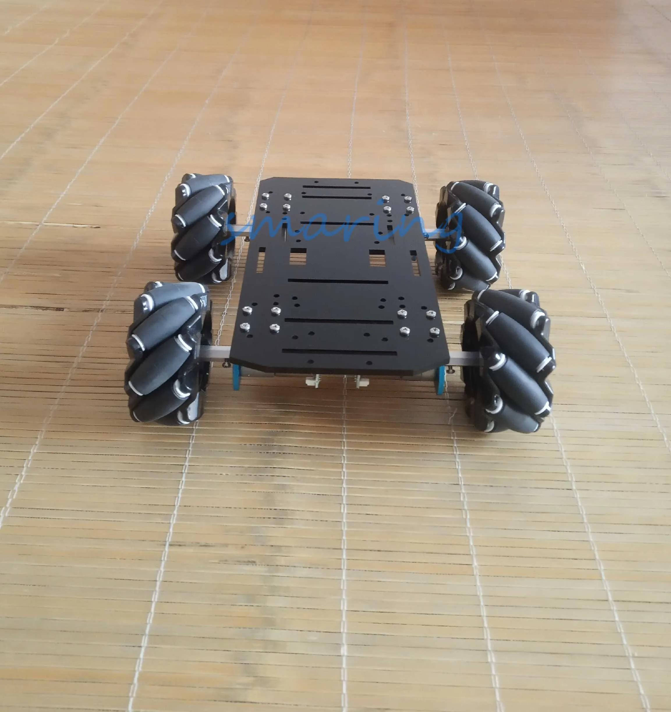 Mcnamm Wheel Car Chassis With Omnidirectional Mobile Smart Car for Arduino Four-wheel Drive Car