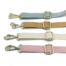 Ladies Adjustable Shoulder Bag Strap Contrast Color Webbing Bag Handle Replacement Belt Women Trendy Crossbody Bag Belt