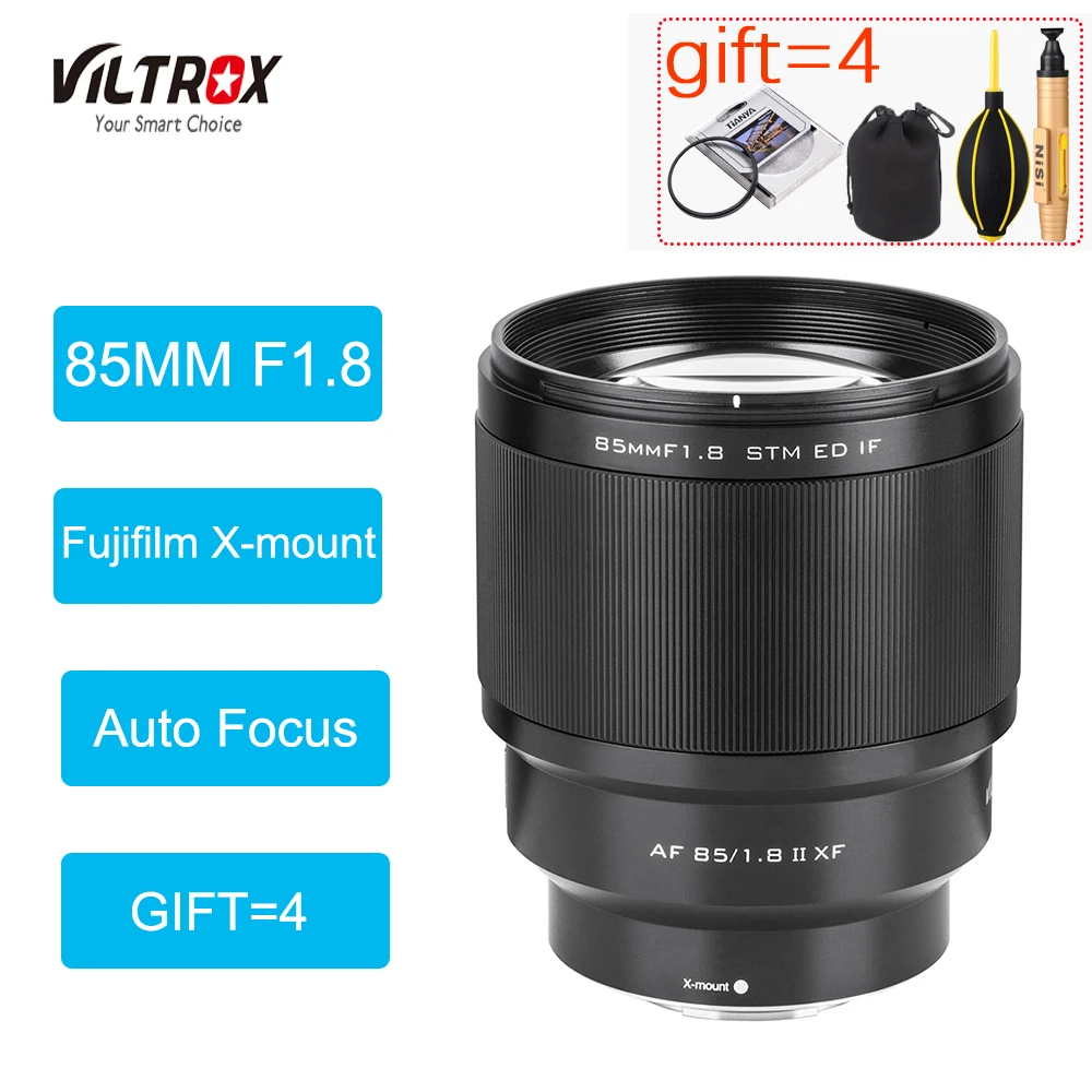 Viltrox 85mm F1.8 Mark Ii Stm Af Fixed Focus Lens X Mount Auto Focus Portrait Prime Lens For Fuji Fx-mount Camera X-t20 - Lenses - AliExpress