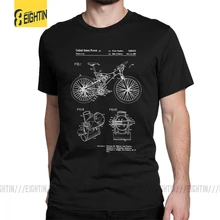 Camisetas de bicicleta de montaña con patente de los inventores, camisetas de ciclista, bicicleta, ciclismo, camisetas para hombre, Camiseta de algodón Vintage